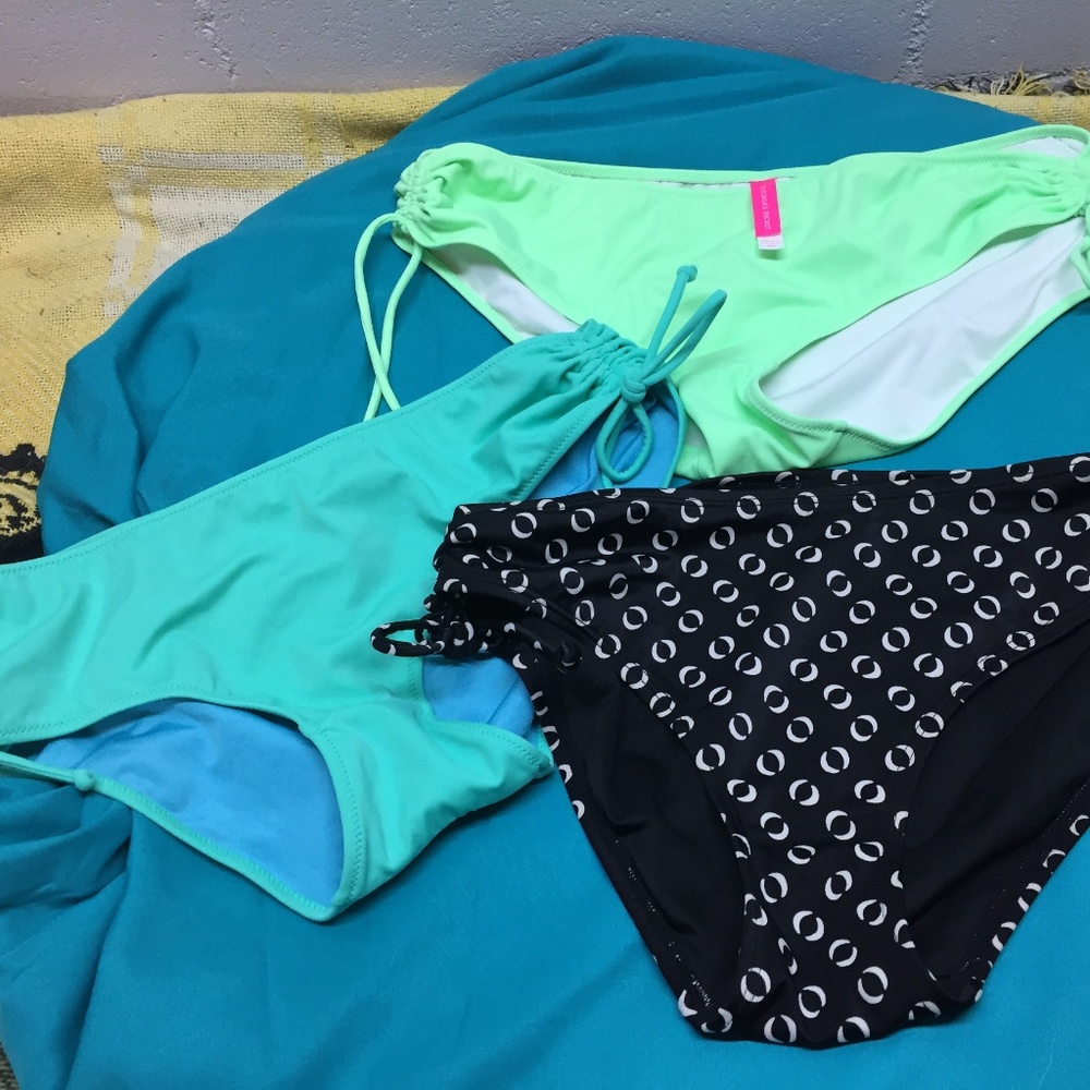Three Victoria Bathing Suit Bottoms